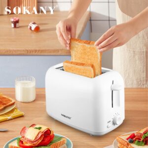【WANNASHOP】SOKANY022 Toaster oven toaster for home use 2 slices of mini automatic breakfast toasters