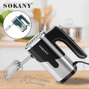 【WANNASHOP】SOKANY6621 Electric Whisk Baking Automatic Handheld Mixer Mixer