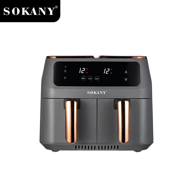 【WANNASHOP】SOKANY8030 air fryer household automatic multifunctional 8L large capacity fryer double boiler design - Image 4