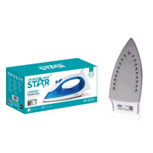 【WANNASHOP】WINNING STAR 2000W Home Use Dry Water Jet Steam Multifunction Teflon Soleplate Iron