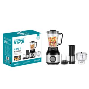 【WANNASHOP】winning star explosive 1.8L six-blade knife stainless steel multifunctional cuisine four-in-one juicer set